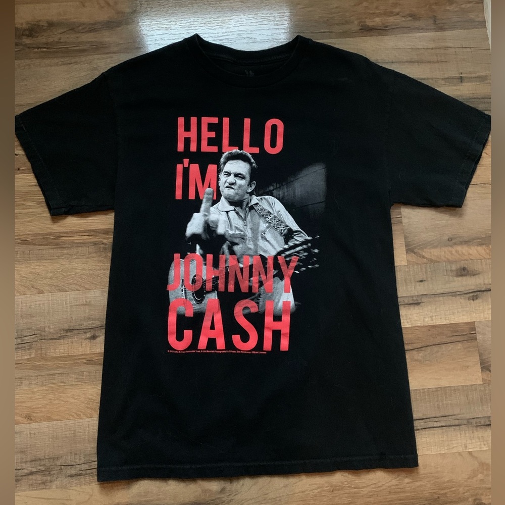 Johnny Cash 🖕🏼Zion Rootswear  Size-M         Circa 2012 EUC Unisex